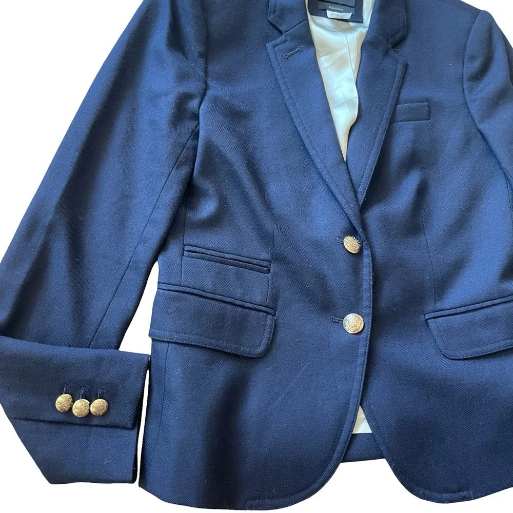 J. Crew Wool Schoolboy Blazer
